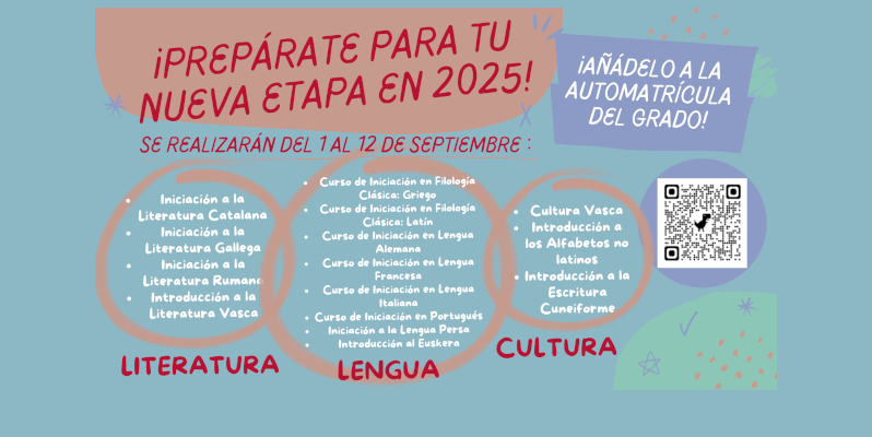 ¡Bienvenido/a a tu nueva casa futuro/a filólogo/a, aquí es donde tu futuro comienza!