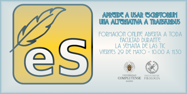 Formación online - eScriptorium 