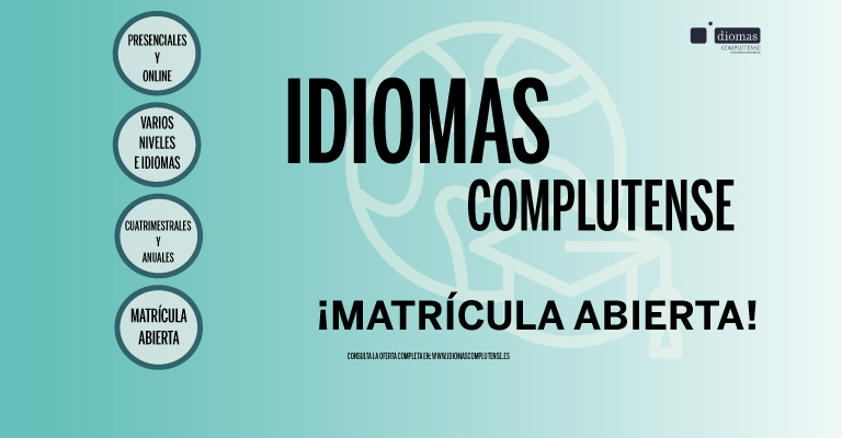 Matrícula abierta en Idiomas Complutense