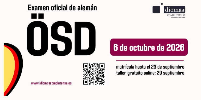 Examen oficial ÖSD - Matrícula abierta CSIM
