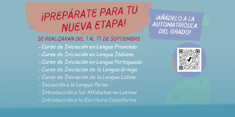 Cursos de iniciación - Curso 2026/27